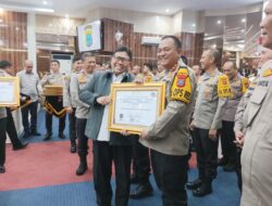 Prestasi Gemilang, Polres Humbahas Raih Peringkat A Kualitas Tertinggi Penghargaan Dari Ombudsman RI