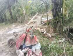 Pembangunan Plat Duieker Desa Tanjung Dalam Kecamatan Tetap Kabupaten Kaur, Di Duga Tidak Pasang Papan Merk…..Ada Apa ???