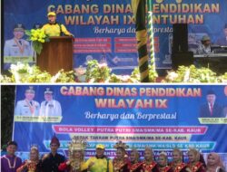 Gubernur Bengkulu Rohidin Mersyah Menghadiri HUT Ke 5, Cabang Dinas Pendidikan Bertempat di SMAN 3 Kaur Tanjung Iman Kecamatan Kaur Tengah
