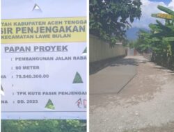 Pembangunan Jalan Rabat Beton Desa Pasir Penjengakan Di Duga Menuai Kritikan Masyarakat