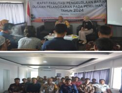 Polres Kaur/Polda Bengkulu Melaksanakan Rapat Fasilitasi Pengelolaan Barang Dugaan Pelanggaran Pada Pemilihan Umum Tahun 2024