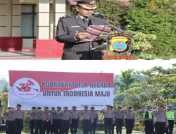 Waka Polres Tapteng Bertindak Sebagai Irup Dalam Peringatan Hari Bela Negara Ke- 75 Tahun 2023