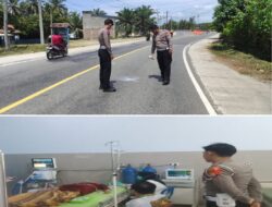 Diduga Kurang Konsentrasi, Pengemudi Mobil Senggol Sepeda Motor Hingga Korban Tak Sadarkan Diri