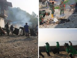 Koramil 02 Leksula Laksanakan Karya Bakti Jumat Bersih