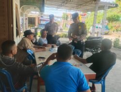 Berikan Himbauan Humanis, Polres Humbahas Himbau Warga Kondusif Menjelang Pemilu 2024