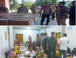 Kapolres Kaur Turun Langsung untuk Monitoring Tempat Penyortiran Pelipatan Surat Suara Untuk Pemilu 2024 Di Kabupaten Kaur