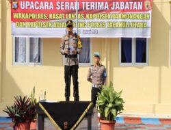 Kapolres Taput Serah Terimakan Jabatan Waka Polres, Kasat Lantas Dan 2 Kapolsek