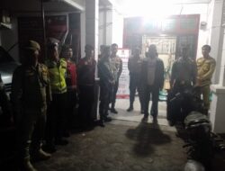 Dukung Pemilu Damai, Polres Sibolga Laksanakan Patroli Gabungan Tiga Pilar, Disekitar Kantor Penyelenggara Pemilu 2024