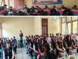 Ketua Panwascam Melantik 55 Orang PTPS Diruangan Aula Kantor Camat Lawe Alas