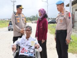 Kapolres Humbahas Peduli Penyandang Disibilitas Untuk Gunakan Hak Pilih Pemilu 2024