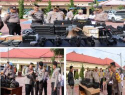 Kapolres Humbahas AKBP HARY ARDIANTO S.H., S.I.K., M.H. Laksanakan Kegiatan Cek Kendaraan Dinas Serta Barang Inventaris Dinas Guna Kesiapan Jelang Pemilu 2024