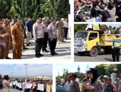 Kapolres Humbahas AKBP HARY ARDIANTO S.H., S.I.K., M.H Jembatani Mediasi Konflik 2 Desa Berjalan Dengan Damai Dan Lancar