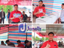 Gunakan Hak Pilih : Wakil Bupati Humbahas Nyoblos Di TPS 3 Desa Pakkat Kecamatan Dolok Sanggul