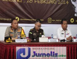 Kapolres Humbahas Hadiri Pembukaan Rapat Pleno Terbuka Pemilu 2024 Tingkat Kabupaten