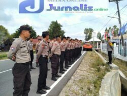 Polres Humbahas Lakukan Pengamanan Rapat Pleno Terbuka Rekapitulasi Hasil Penghitungan Perolehan Suara Pemilu 2024 Tingkat Kabupaten