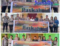 Kabag SDM Polres Rohul Pimpin Pembagian Telur Paskah