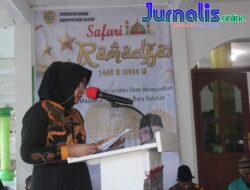 Lakukan Safari Ramadhan Bupati Ajak Agar Terus Tingkatkan Kebersamaan Dan Kerukunan Serta Berikan Santunan Pada Anak Yatim