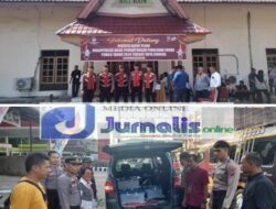 Satuan Samapta Polres Sibolga Laksanakan Pengamanan Dan Patroli Rapat Pleno Kota Sibolga