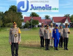 Polda SUMUT Gelar Apel Konsolidasi Pasukan Pengamanan Pasca Event F1 Powerboat Danau Toba