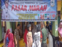 Pasar Murah Yang Diadakan Dinas Dagperinaker Agara, Warga Menuding Ada Permainan Dalam Pembelian Kupon