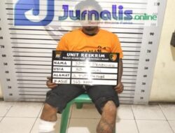 Dorr !!!, Unit Reskrim Polsek Medan Baru Tembak Residivis Spesialis Bongkar Dan Curi Besi Pagar Rumah