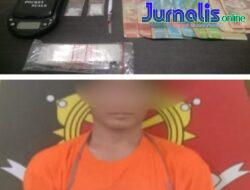 Polsek Kualuh Hulu Amankan Bandar Narkotika Jenis Sabu Di Simpang Membot