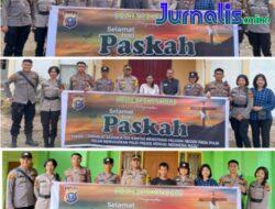 Kabag SDM Polres Rohul Pimpin Pembagian Telur Paskah