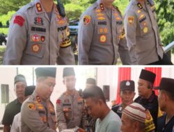 Kunjungan Kerja Kapolda Bengkulu, Dalam Rangka Bulan Bakti Ramadhan Ke Wilkum Polres Kaur
