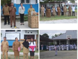 Ujian Sekolah Hari Pertama SMP N 01 Namrole Berjalan Dengan Aman Lancar Dan Tertib