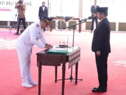 Dr. Dimposma Sihombing, S. SOS, MAP Dilantik Menjadi Penjabat Bupati Tapanuli Utara