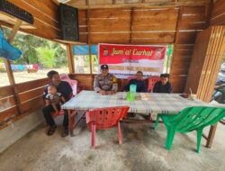 Program Jumat Curhat, Personil Polsek Bonaidarussalam, Himbau Masyarakat Tak Membuka Lahan Dengan Cara Dibakar