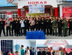 Apel Siaga Berantas Halinar Lapas Siborongborong Bersama TNI/Polri
