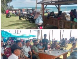 Puncak Lebaran Ke- 2 Pantai Wisata Airlangkap Di Serbu Ribuan Pengunjung