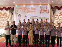 Komit Mewujudkan Keamanan, Wakapolres Rohul Beserta PJU Dan Kapolsek Jajaran Giat Open House Dengan Bupati H Sukiman