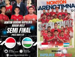Tumbuhkan Jiwa Nasionalisme, Kapolres AKBP Budi Akan Nobar Semi Final Piala Asia U23 Bersama Bupati, Mahasiswa Dan Insan Pers