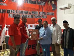 Di Wakili Tim, Gerson Ambil Formulir Pendaftaran Di DPC PDI – P