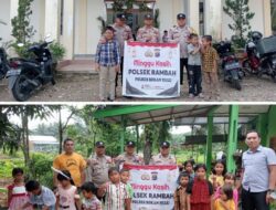 Cegah Terjadinya Curanmor, Personil Polsek Rambah Rutin Program Minggu Kasih Di Rumah Ibadah Gereja