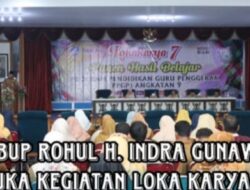 Wabup H. Indra Gunawan Buka Kegiatan Loka Karya 7