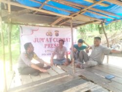 Dalam Jumat Curhat Personil Polsek Tambusai, Tokoh Masyarakat Minta Polri Gelar Patroli Dini Hari