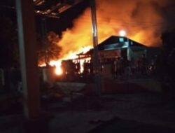 Tujuh Rumah Warga Kecamatan Semadam Dilalap Si Jago Merah