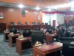 Paripurna DPRD Kaur Penyampaian Rekomendasi DPRD Atas Laporan LKPJD Kabupaten Kaur Tahun 2023