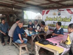 Giat Jumat Curhat Personil Polsek Rambah, Terima Keluh Kesah Masyarakat Serta Berikan Solusinya