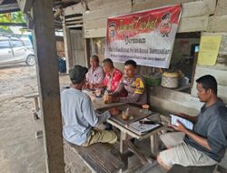 Dalam Jum’at Curhat, Bhabinkamtibmas Polsek Bonai Darussalam Apresiasi Masyarakat Ikut Jaga Kamtibmas