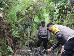 Polres Tebo Tindak Tegas Penambangan Emas Ilegal di Dusun Margodadi.