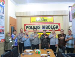Kapolres Sibolga Hadiri Penandatanganan Draff SK FLLAJ Melalui Zoom Meeting