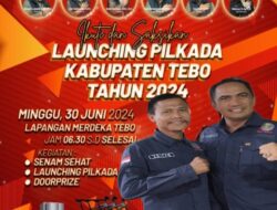 Kapolres Hadiri Launching Pilkada Kabupaten Tebo Begini Penjelasannya…