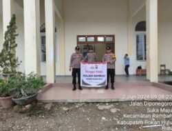 Polsek Rambah Gencar Dalam Program Minggu Kasih Untuk Mencegah Kejahatan Di Tempat Ibadah