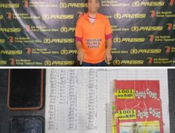 Polres Taput Amankan Pelaku Judi Togel Dari Adiankoting