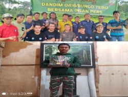 Ikatan Wartawan Online (IWO) Kabupaten Tebo Ikuti Latihan Menembak Begini Penjelasannya !!!
