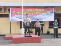 Polres Sibolga Laksanakan Apel Gelar Pasukan Ops Patuh Toba – 2024